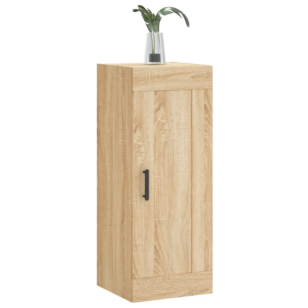 Mobile a Parete Rovere Sonoma 34,5x34x90 cm Legno Multistrato 830511