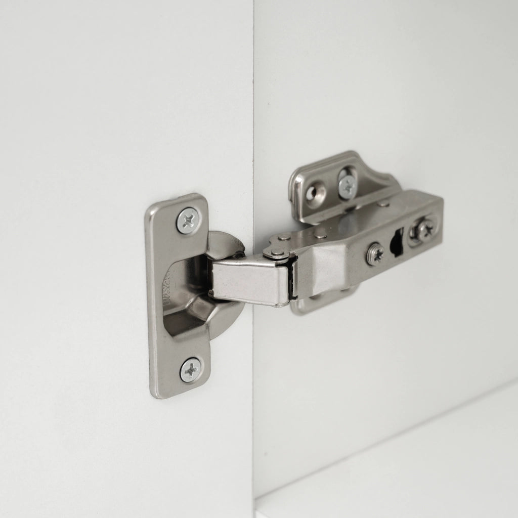 Mobile da ingresso con panca, 2 cassetti, 4 ganci e 6 ante, bianco, 110 × 37 × 180 cm