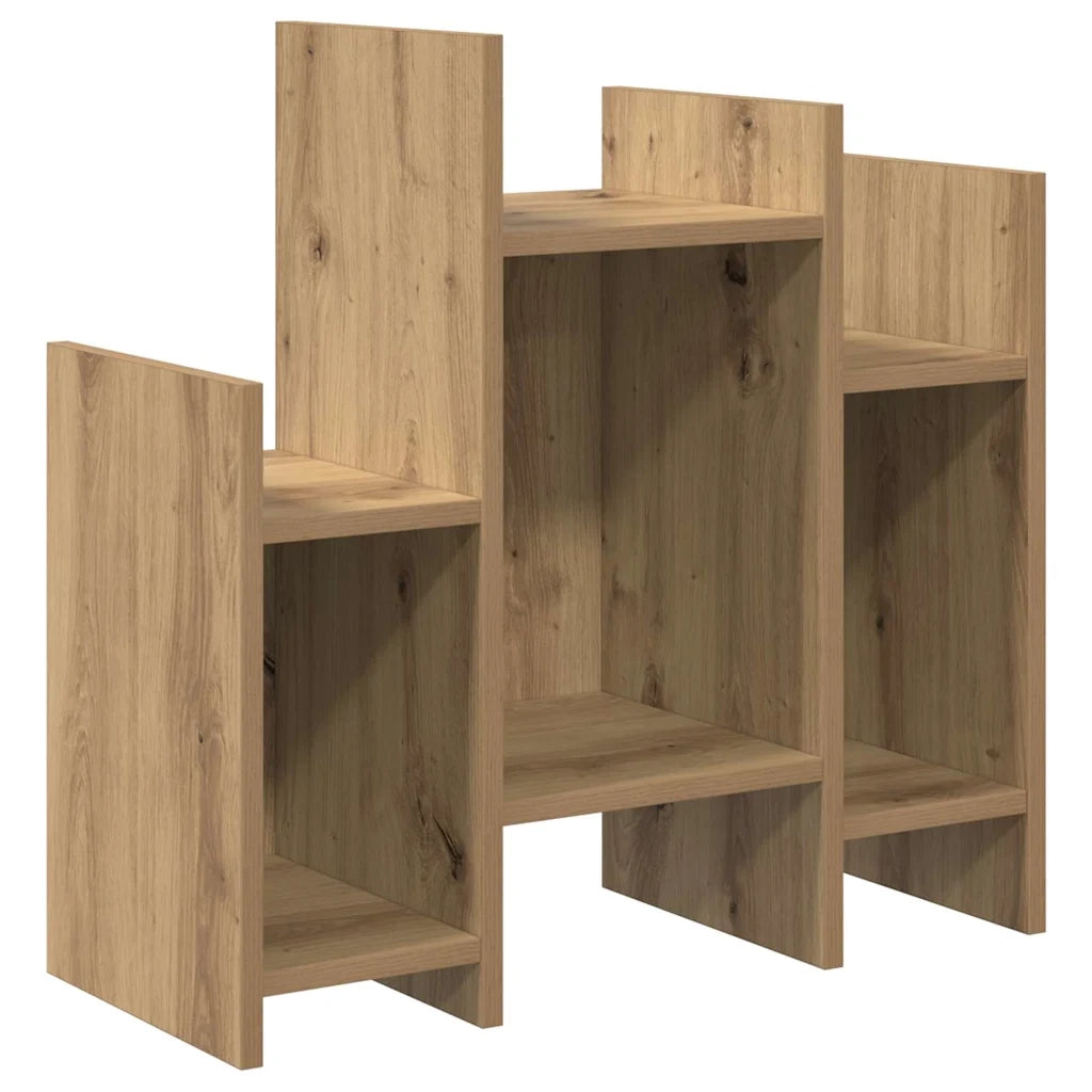 vidaXL Mobile laterale rovere artigianale 60 x 26 x 60 cm