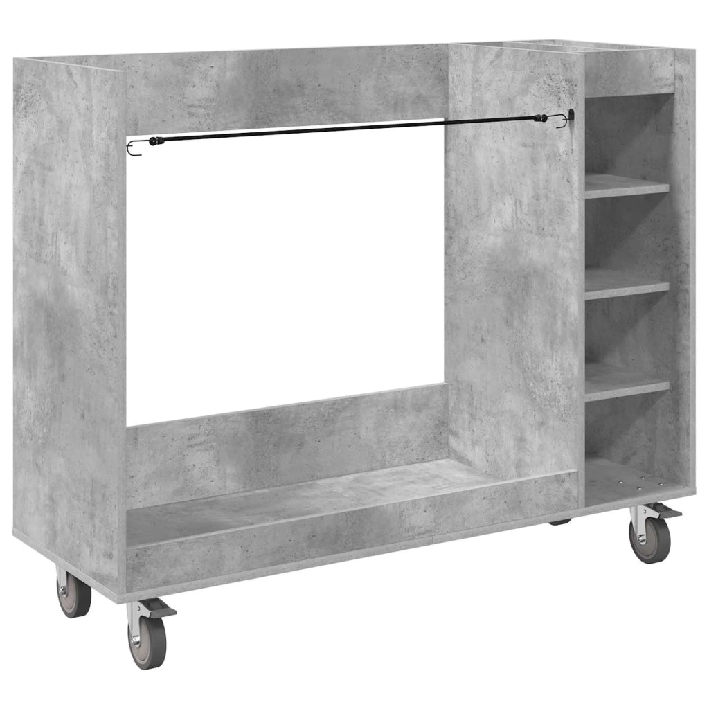 Armadio per Golf con ruota Grigio cemento 120 x 45 x 98 cm CFW4791735