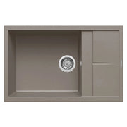 Lavello Elleci Incasso 1 vasca 78x50 Unico 310 Keratek Plus Grigio Dove Grey LKU31093