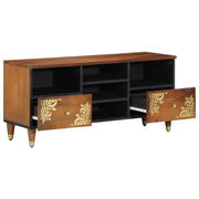 Mobile TV | Armadietto TV | Mobile Porta TV con cassetto Marrone miele 100 x 33 x 46 cm