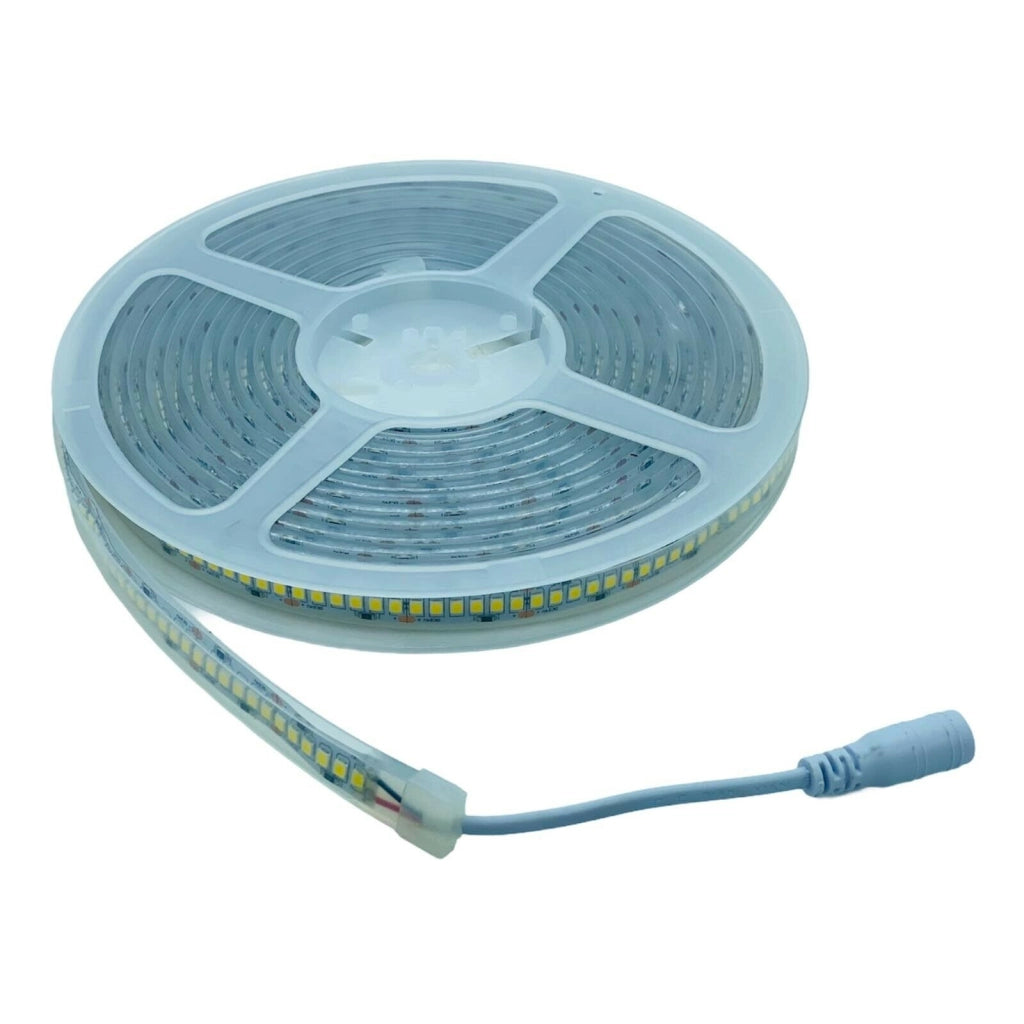 Striscia Led 24V impermeabile IP65 con 1200 Led luce naturale 4000k DA 45 Watt