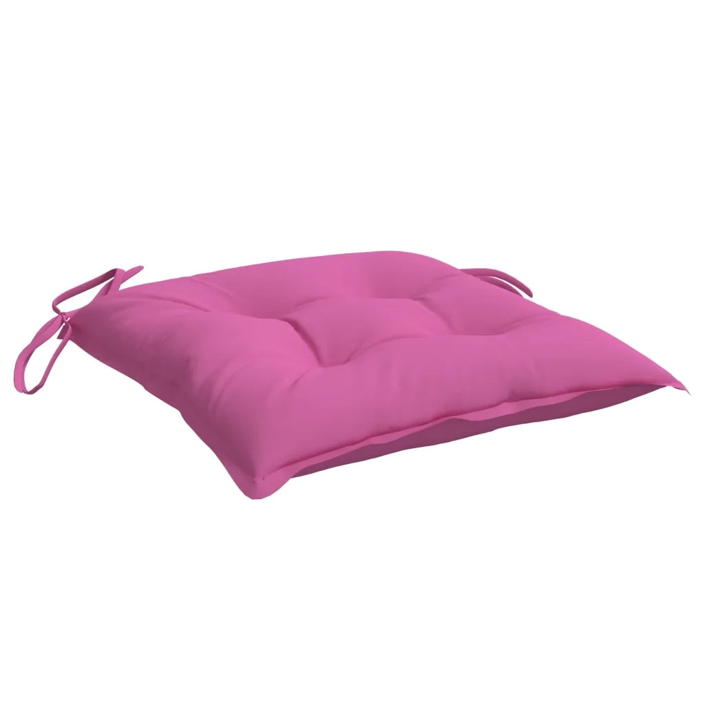 Cuscini per Sedia 2 pz | Cuscini per sedie Rosa 40x40x7 cm Tessuto