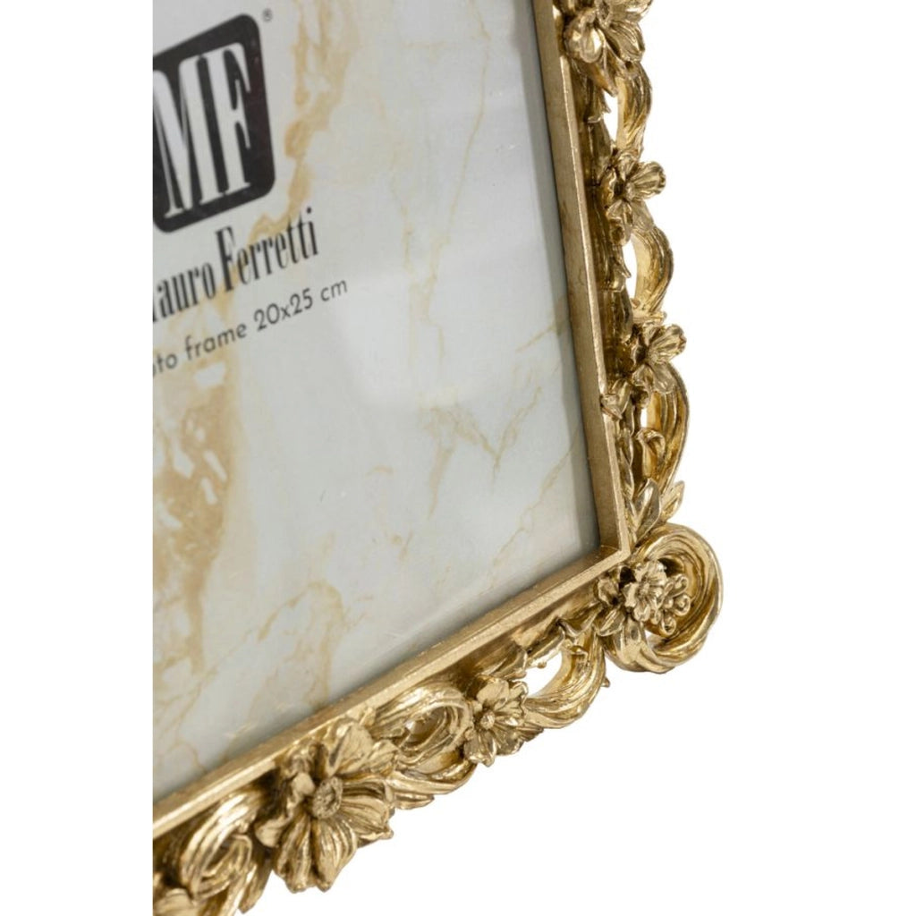 Cornice portafoto Classic oro dal profilo tradizionale 20x25 cm