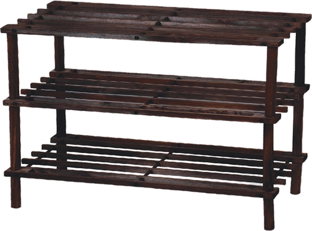 MAURY'S WOODY SCAFFALE 3 PIANI 64X26X49CM NOCE SCURO