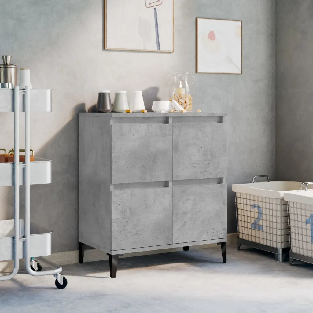 Credenza Grigio Cemento 60x35x70 cm in Legno Multistratocod mxl 127277