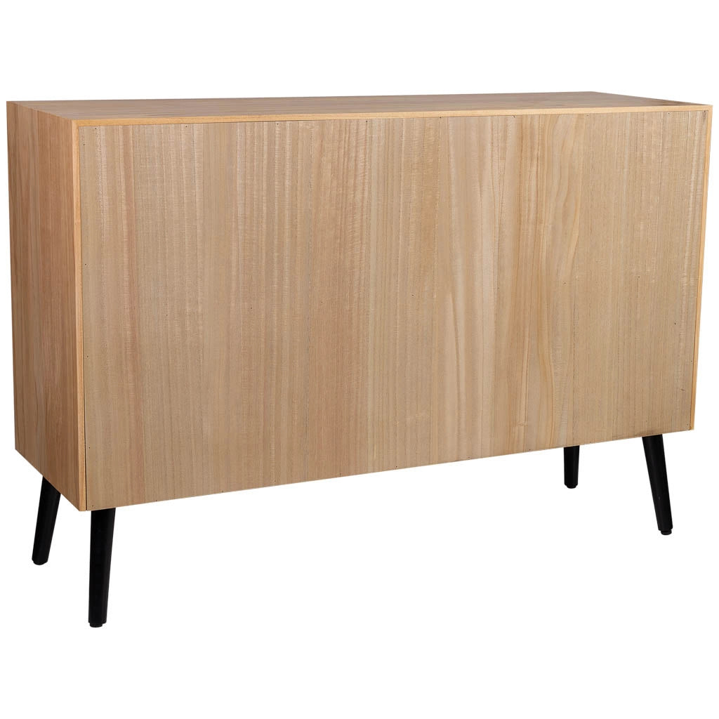 Credenza legno marrone 120x38x80h cm
