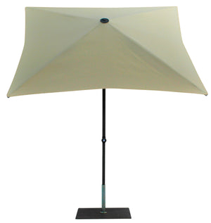 Ombrellone da Giardino 2x2 m Palo Ø38 mm in Alluminio Tessuto Poliestere Trend Ecru