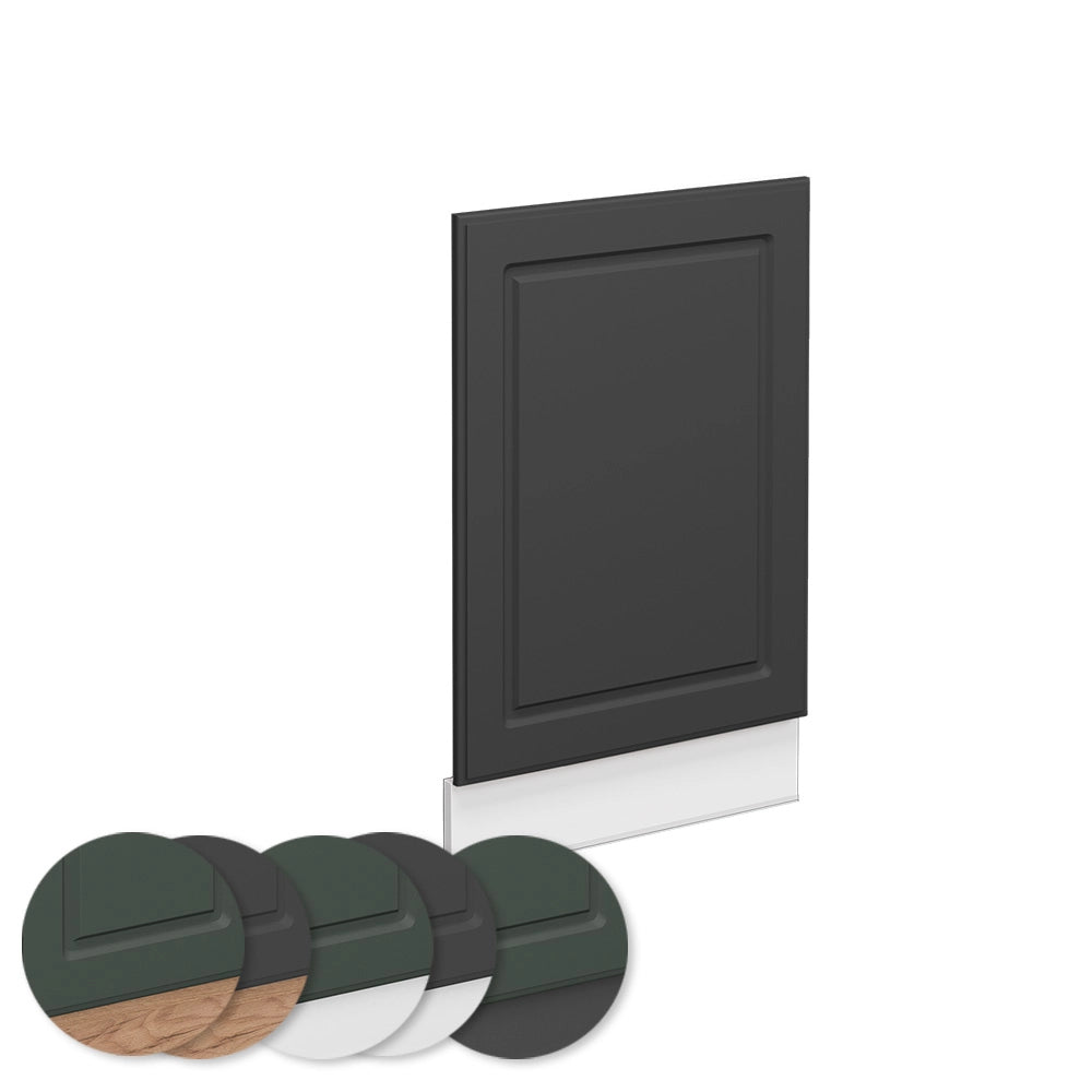 Pannello frontale Fame-Line Antracite-oro/Bianco 45 cm senza piano di lavoro Vicco