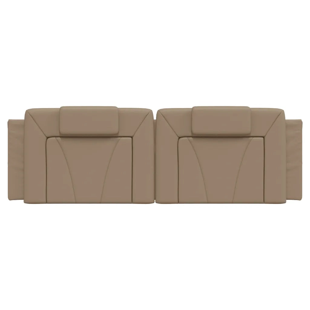 Cuscino Testiera Viana Cappuccino 160 cm in Similpelle 374801