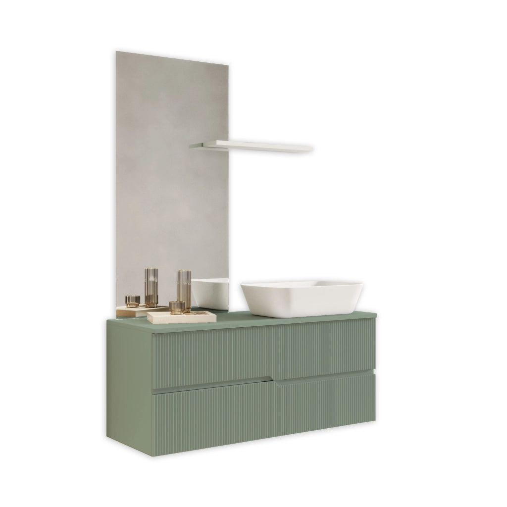Composizione 4 pezzi VENERE verde salvia