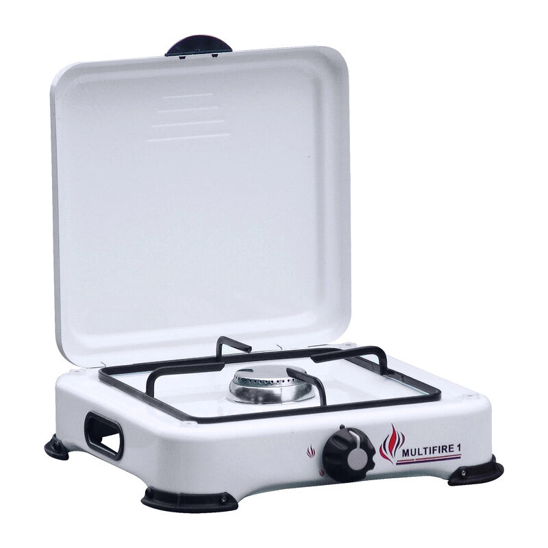 FORNELLO A GAS 1 FUOCO C/COPERCHIO CAMPING MULTIFIRE 1