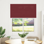 Tenda Plissettata Rosso Bordeaux 105x150 cm Larghezza Tessuto 4015246