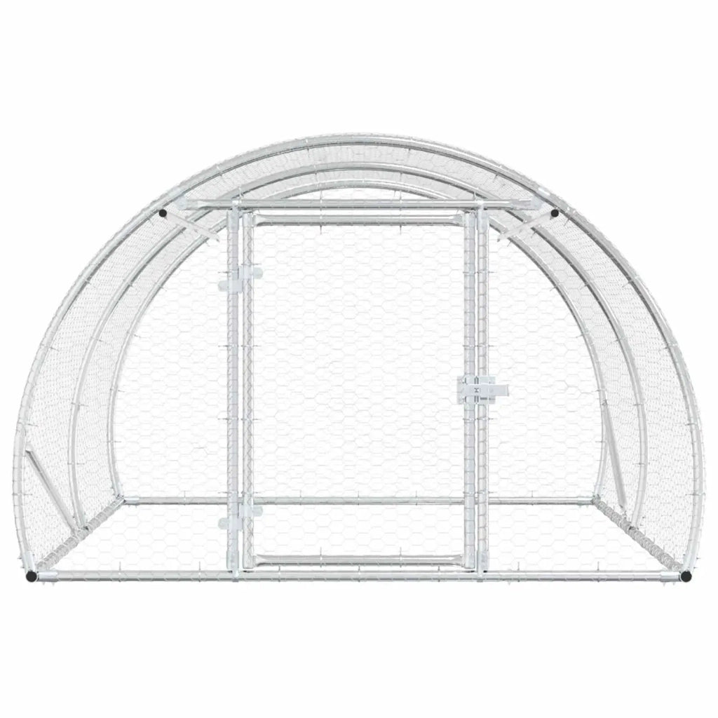 Pollaio Argento 200 x 150 x 100 cm Acciaio zincato 42042523