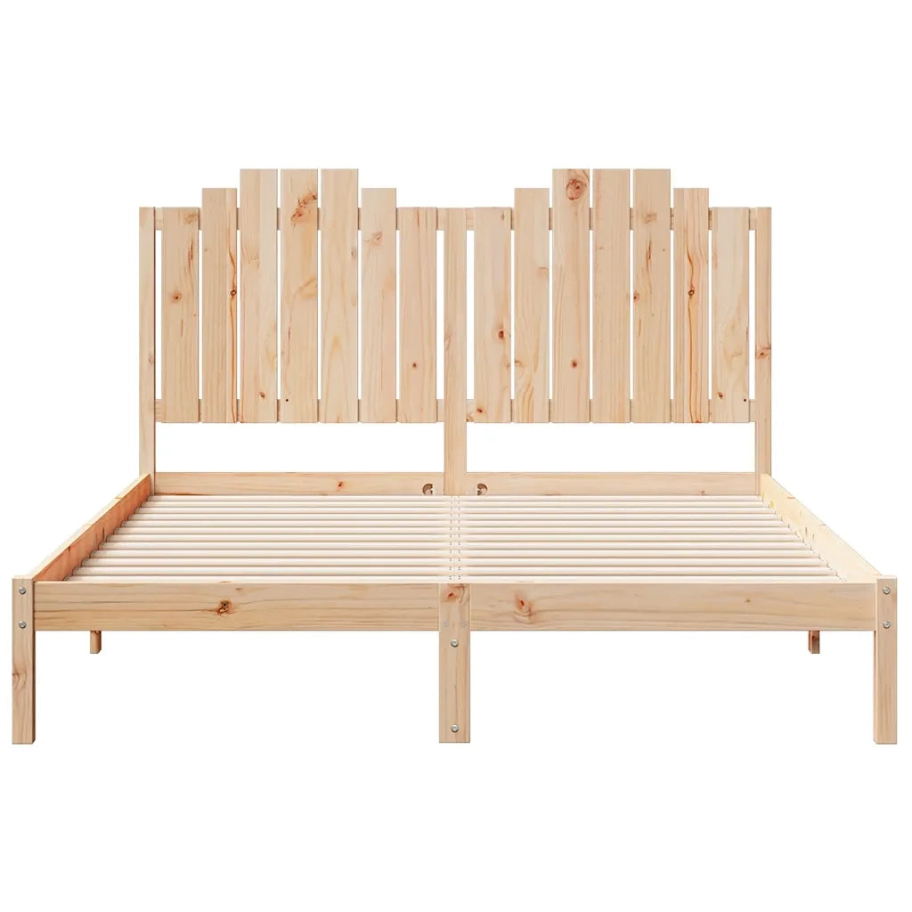 Giroletto Extra Lungo senza Materasso 140x220 cm Legno Massello 3309229