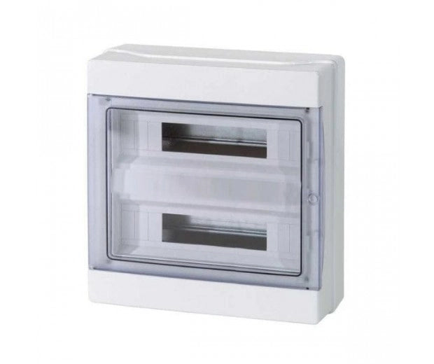 Centralino da parete stagno 36 moduli con portello azzurrato 431X399X143mm IP65 FAEG FG14536