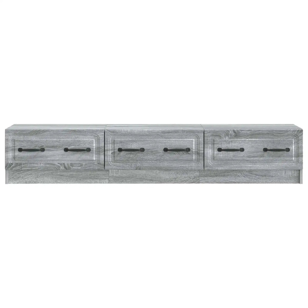 Mobile TV Grigio Sonoma 147 x 34,5 x 27 cm Legno ingegnerizzato