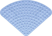 Mat Bad Antislip con Zavorre per Doccia o Bagno, Antibatterico - Blu chiaro - 80*80cm