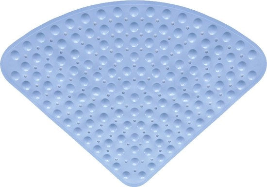 Mat Bad Antislip con Zavorre per Doccia o Bagno, Antibatterico - Blu chiaro - 80*80cm