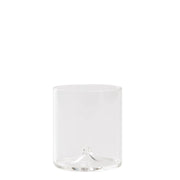 Discobolo Tumbler Set 4 Bicchieri in Vetro Borosilicato Soffiato a Mano Trasparente 34,5 cl Design Elegante per Tavola Formale e Quotidiana