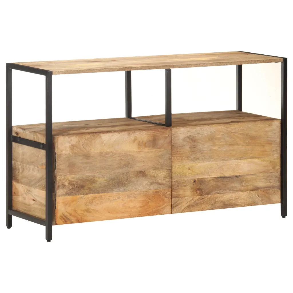 Credenza 110x35x65 cm in Legno Massello di Mango