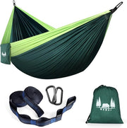 Hammock all'aperto per Camping e Relax in Tela Verde Scuro