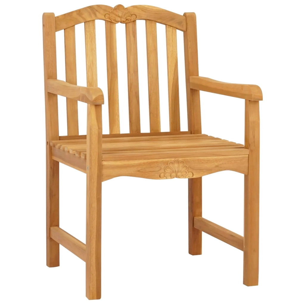 Sedia da Giardino 2 pcs Naturale 58 x 60 x 93 cm 42030019