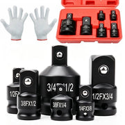 Set di adattatori da forza 6 pezzi - Chiave a morsa - Convertitore chiave a vite - Manganelli di trazione - Cinghia a rulli - Adattatore di guaina ossidata - Set di chiavi a vite