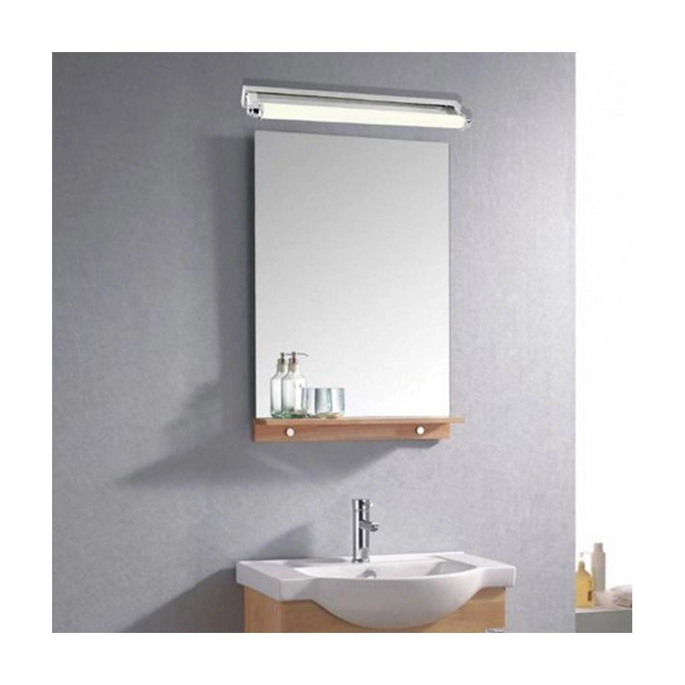 Trade Shop - Applique Led Lampada Da Specchio Lineare 7 Watt 45cm Bagno Luce 4000k 6500k F02 -