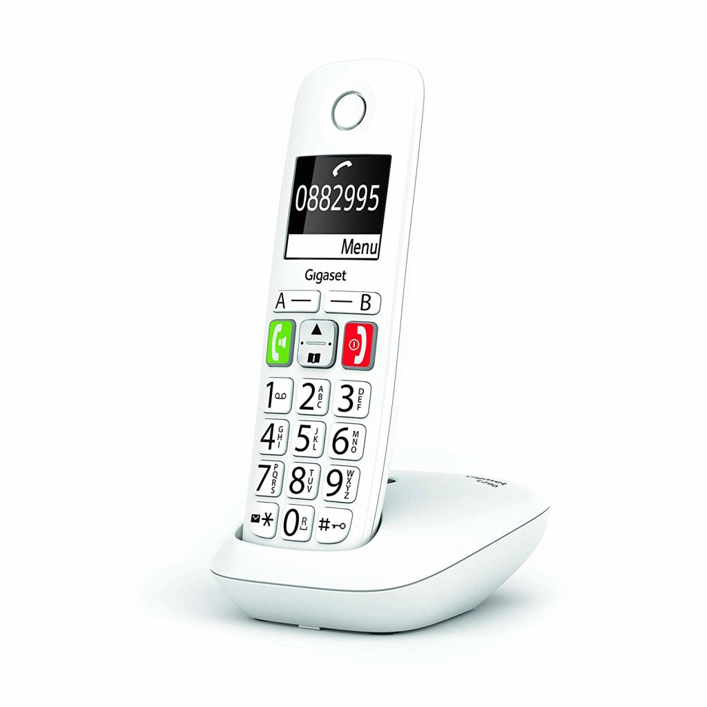 Gigaset wireless landline phone e290 white (s30852-h2901-d202) - 4250366856247