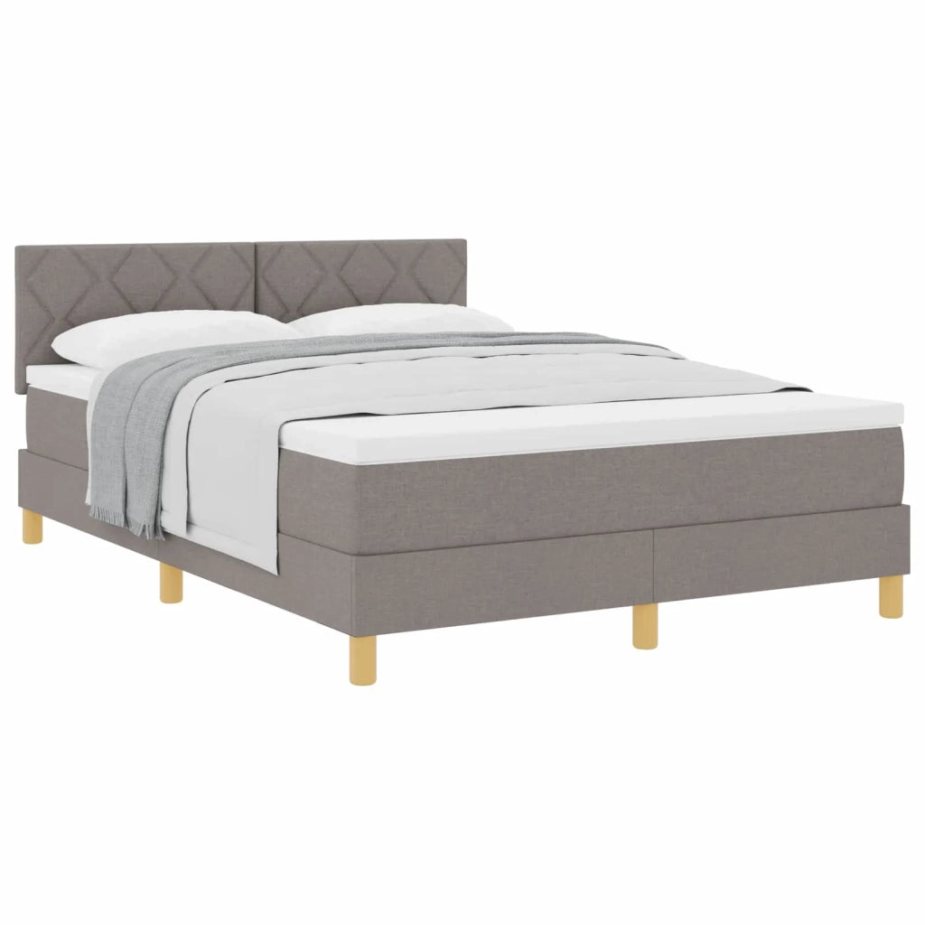 Letto a molle con materasso Talpa 140 x 200 cm Tessuto 3339004