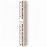 Profili in alluminio verniciato colore bianco antico 123 a l per finitura parete proangle *** pezzi 10 pz, confezione 1