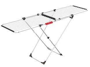 STENDIBIANCHERIA DOBLE ESTENSIBILE IN ACCIAIO VERNICIATO MT.22  cm.105/209x60x97h. estensibile    VILEDA