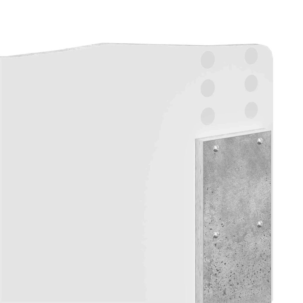 Testiera Grigio cemento Legno multistrato 888664