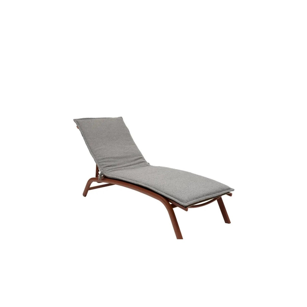 Cuscino lettino Solfia grigio silver 60 x 190 x 4 cm