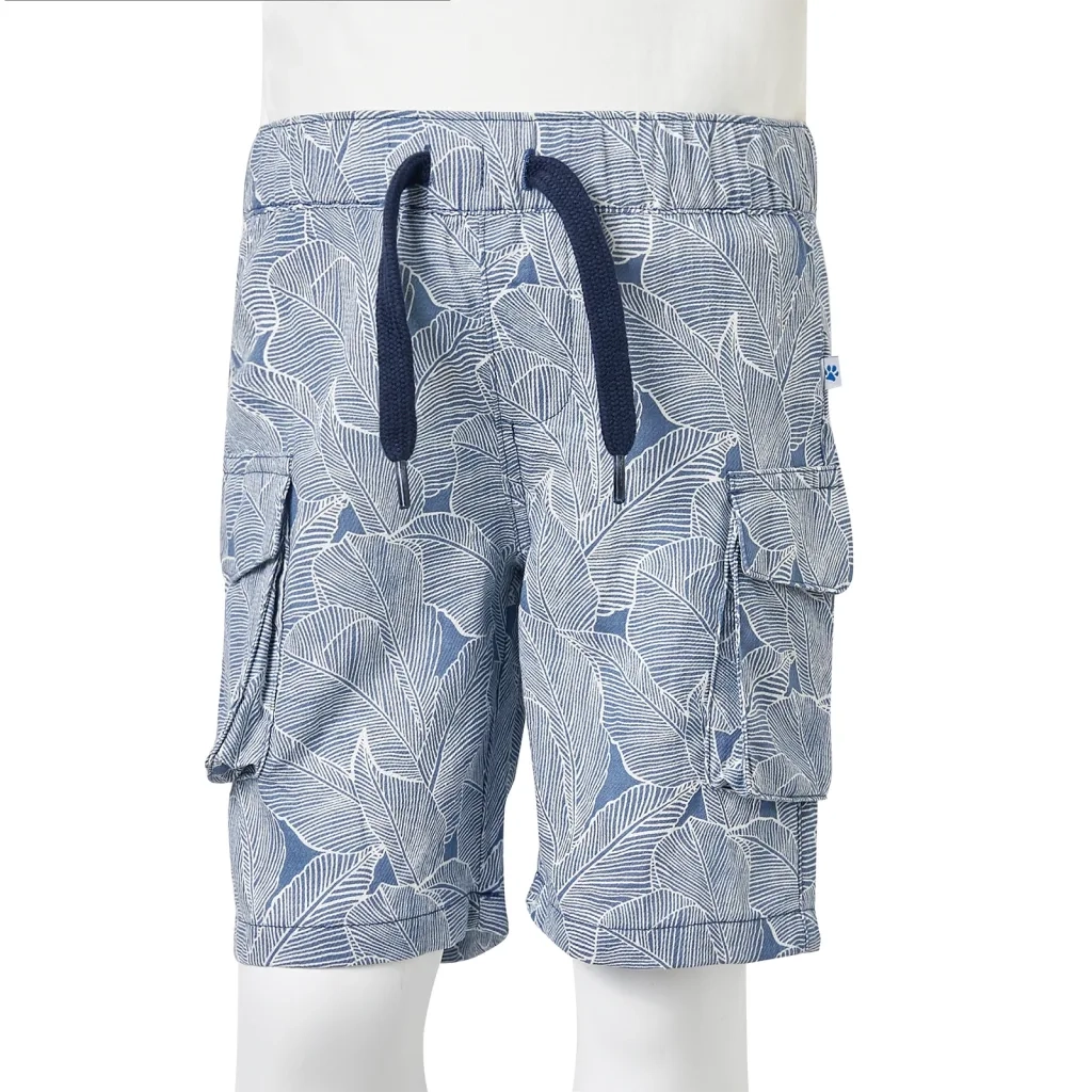 Pantaloncini per Bambini con Coulisse Blu Scuro 116 CFW5855440
