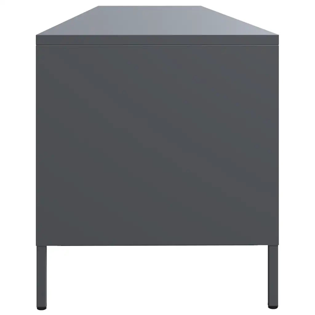 Mobile TV Antracite 202x39x43,5 cm Acciaio Laminato a Freddo 3307151