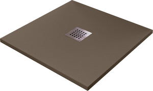 Piatto Doccia in Pietra 80x160 cm Bonussi Ardesia Stone Central Marrone