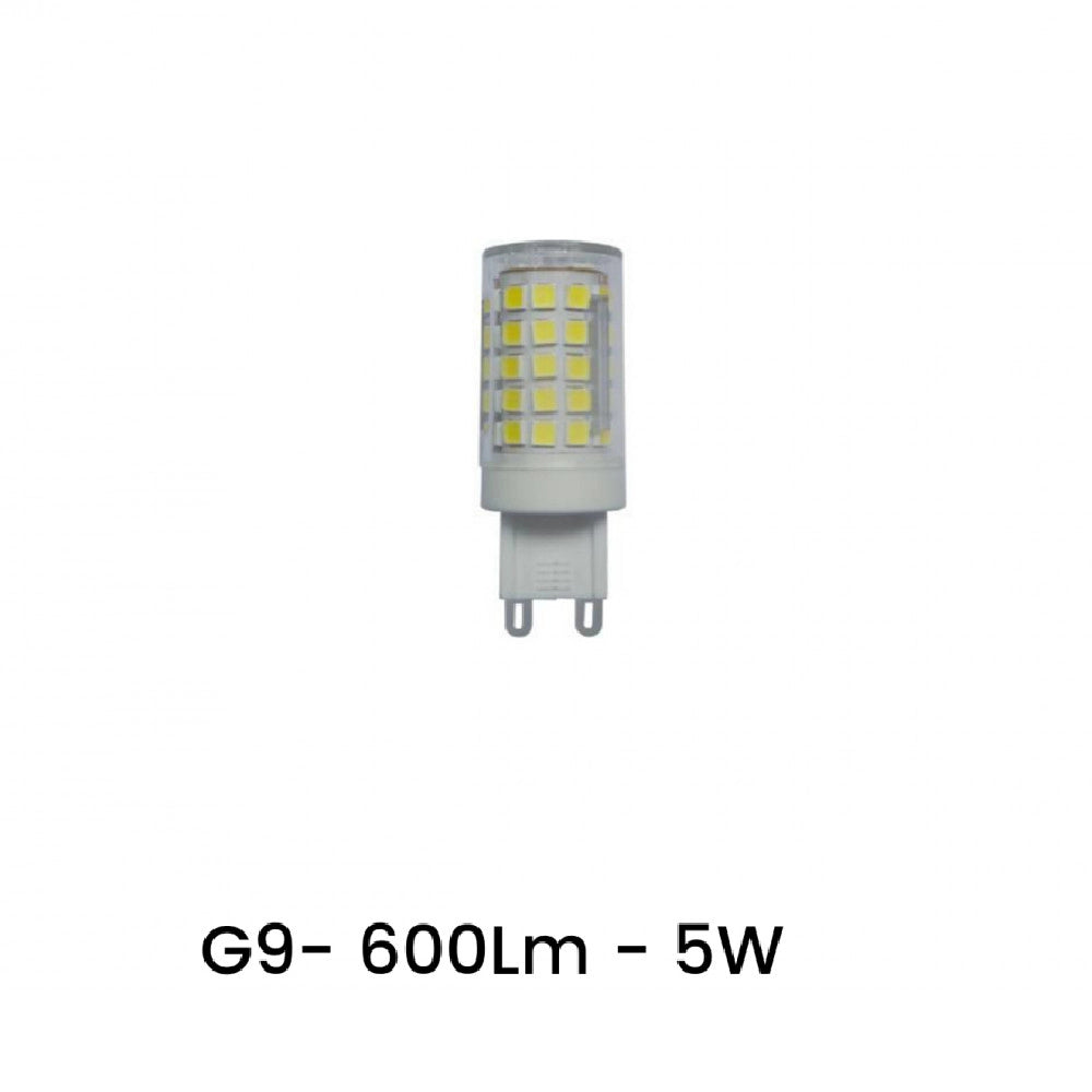 Trade Shop - Lampadina Led G9 5 Watt Luce Bianco Calda 3000k Fredda 6500k Naturale 4000k -