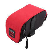 Sacchetto per sellino da bicicletta impermeabile - Tasca compatta con forma a cuneo - Rosso - Sostituzione ideale - Zaino utile per il retro - Adatto a tutte le biciclette
