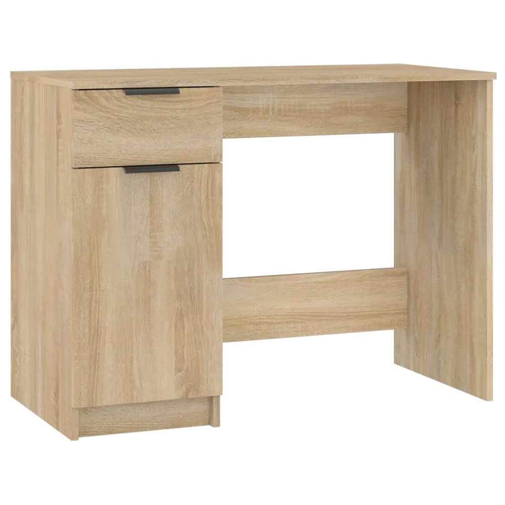 Scrivania | Tavolo da Ufficio Rovere Sonoma 100x50x75 cm in Legno Multistrato