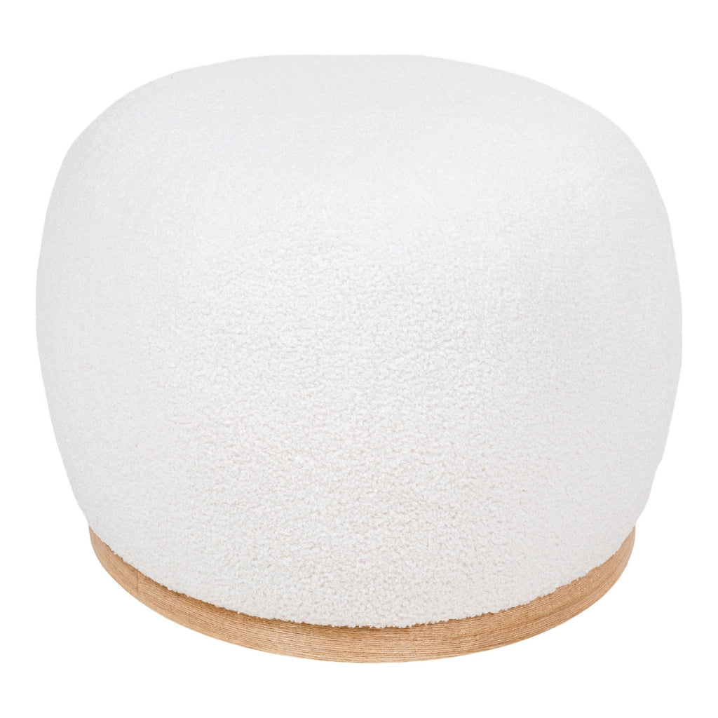 Pouf Manhattan, Bianco, Poliestere, 88,5x54,5x36 cm