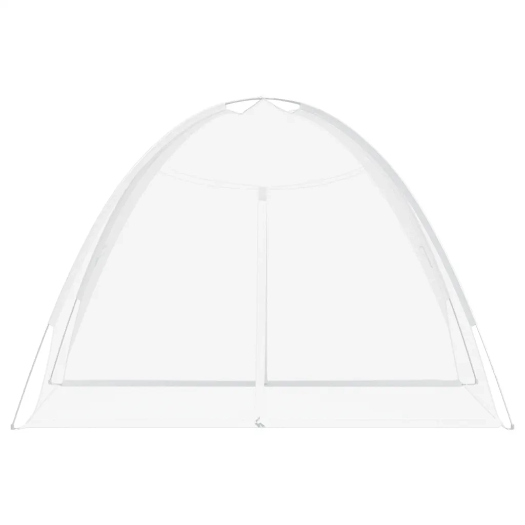 Zanzariera Mongolia con Porte 220 Rete Bianco 200x150x140 cm 4010047