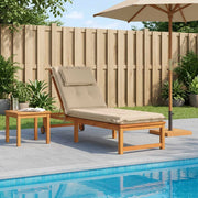 Cuscino per Lettino GEMERT 100% Poliestere Crema 947525