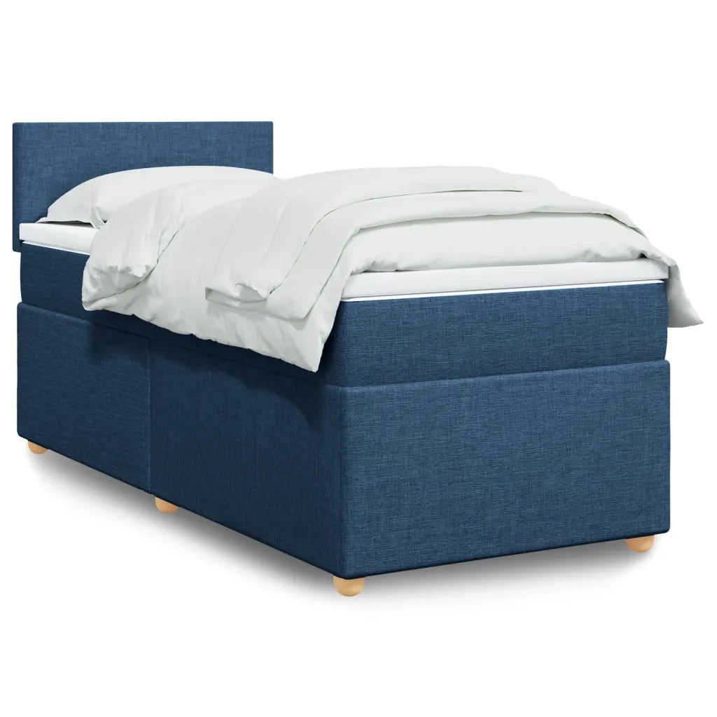 Giroletto a Molle con Materasso Blu 80x200 cm inTessuto 3288806