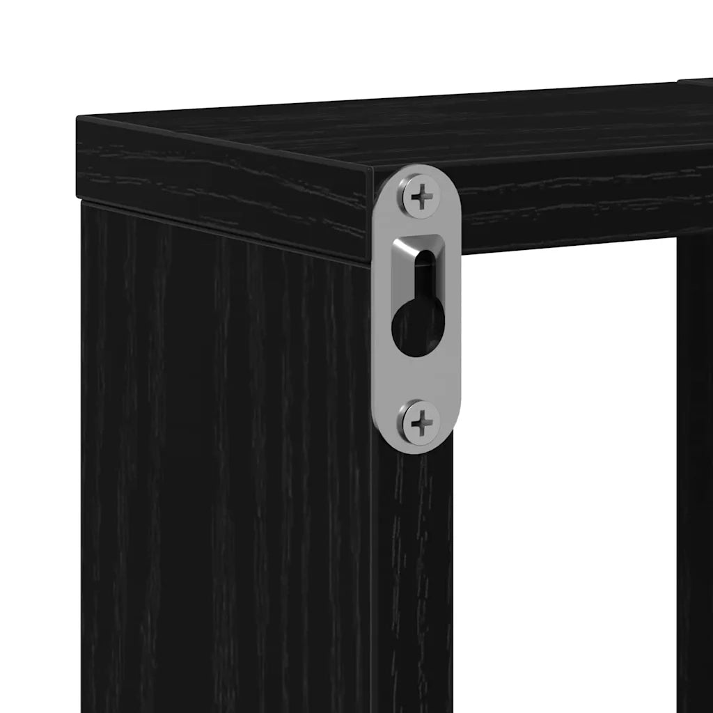 Scaffale da parete Rovere Nero 104,5 x 43 x 10 cm 869116