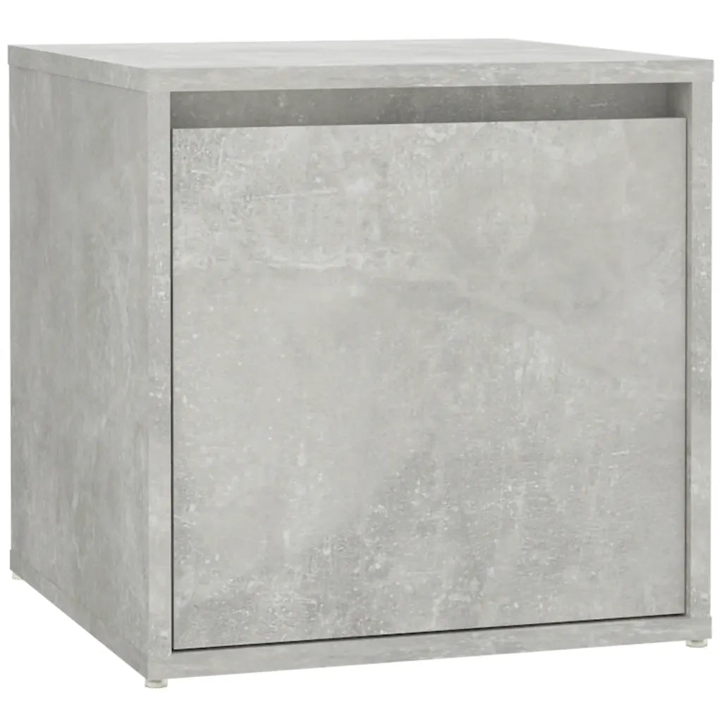 Set di Mobili da Corridoio Grigio Cemento in Legno Multistrato