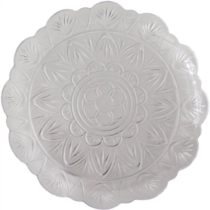 MAURY'S VASSOIO STELLA TONDO IN PLASTICA TRASPARENTE DIAMETRO 28 CM