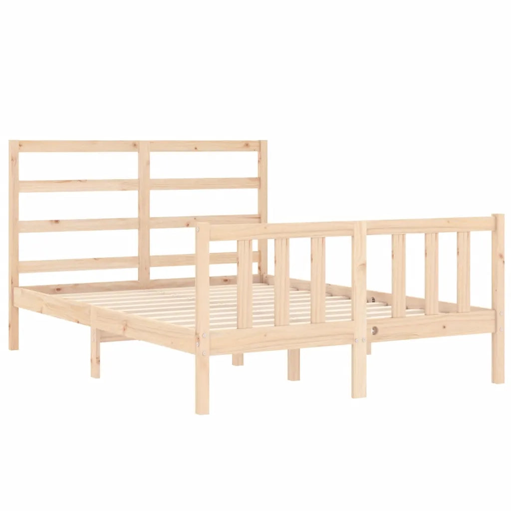 Giroletto senza Materasso-Struttura Letto 120x200 cm in Legno Massello di Pino 511801